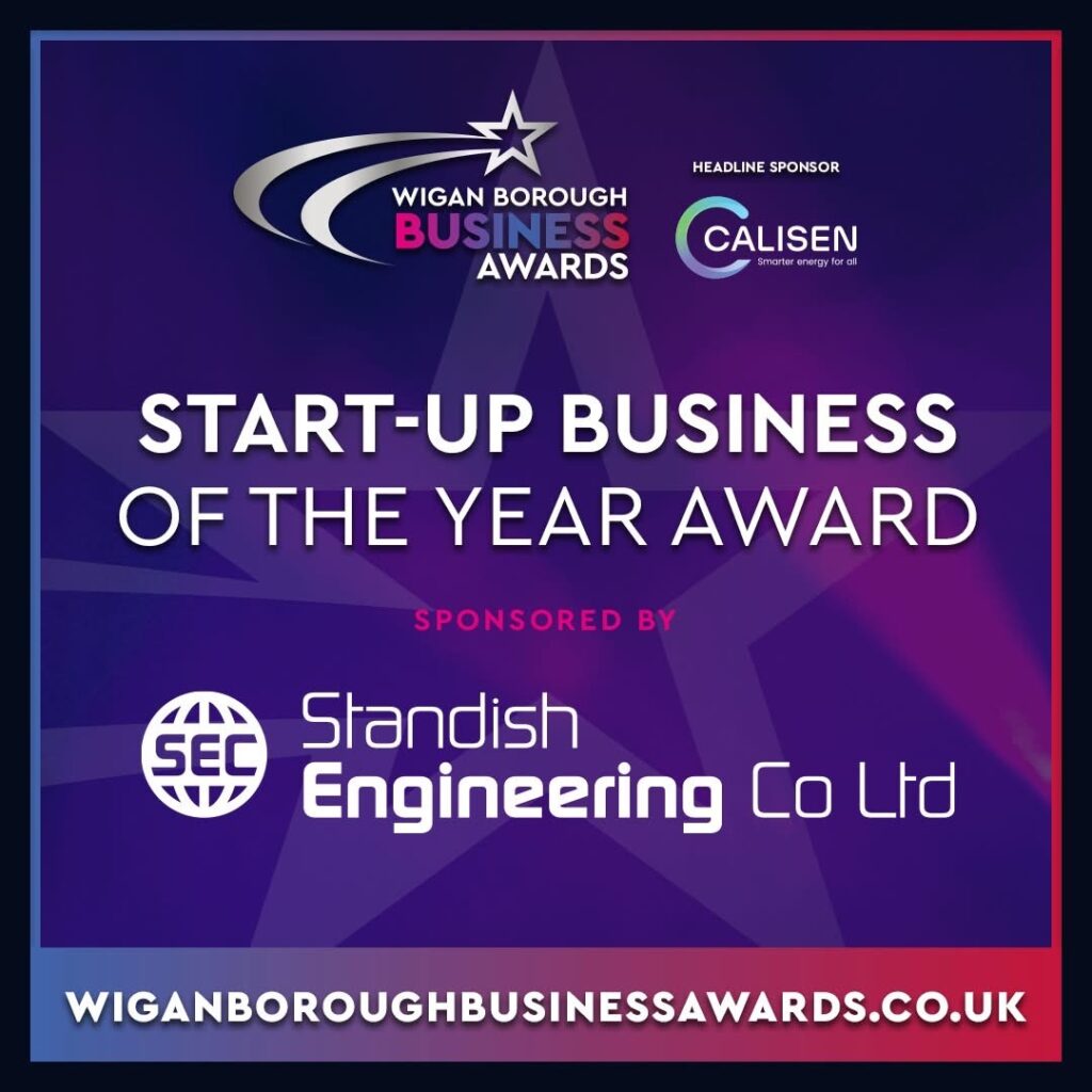 Standish Engineering - Proud category sponsors of Startup Business of The Year